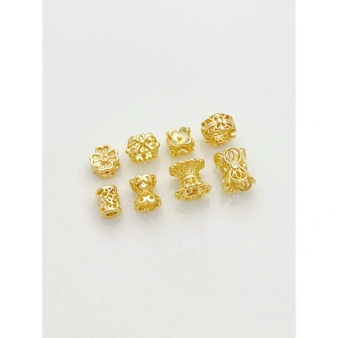 Miếng Đệm Hạt 14K Vàng Bảo Quản Đôi Mặt Ren Cánh Hoa Handmade - Giá chỉ 15.979₫ 5 Miếng Đệm Hạt 14K Vàng Bảo Quản Đôi Mặt Ren Cánh Hoa Handmade - Giá chỉ 15.979₫ 5