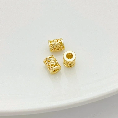 Miếng Đệm Hạt 14K Vàng Bảo Quản Đôi Mặt Ren Cánh Hoa Handmade - Giá chỉ 15.979₫