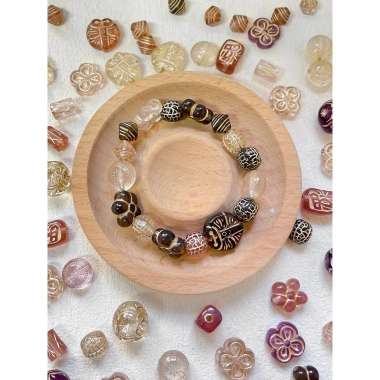 Miếng Đệm Hạt 50g Retro Màu Sắc Mạ Vàng - Phụ Kiện DIY Handmade Trang Sức Vòng Cổ