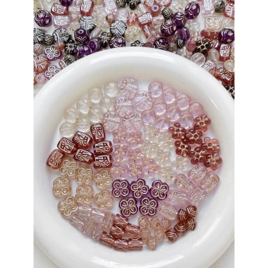 Miếng Đệm Hạt 50g Retro Màu Sắc Mạ Vàng - Phụ Kiện DIY Handmade Trang Sức Vòng Cổ