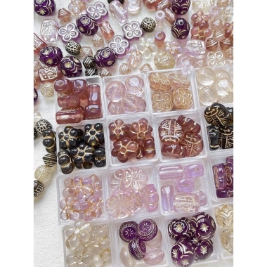 Miếng Đệm Hạt 50g Retro Màu Sắc Mạ Vàng - Phụ Kiện DIY Handmade Trang Sức Vòng Cổ 9