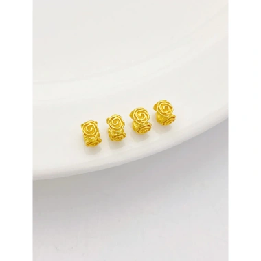 Miếng Đệm Hạt Cát Vàng Bảo Quản Màu Hoa Hồng Handmade DIY Đính Hạt Vòng Tay Vòng Cổ Phụ Kiện Trang Sức
