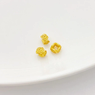 Miếng Đệm Hạt Cát Vàng Bảo Quản Màu Hoa Hồng Handmade DIY Đính Hạt Vòng Tay Vòng Cổ Phụ Kiện Trang Sức