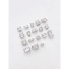 Miếng Đệm Hạt Vàng Trắng Zircon Gear - Giữ Màu, Kẻ Sọc, Bông Tuyết DIY, Đính Vòng Tay và Vòng Cổ, Giá Ưu Đãi 26,072₫