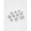 Miếng Đệm Hạt Vàng Trắng Zircon Gear - Giữ Màu, Kẻ Sọc, Bông Tuyết DIY, Đính Vòng Tay và Vòng Cổ, Giá Ưu Đãi 26,072₫ 4