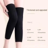 Miếng Đệm Nẹp Đầu Gối SWEETASHAHEARTS Bảo Vệ KneeCap Giữ Ấm Chân Cashmere Len Đen/Xám 2