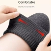 Miếng Đệm Nẹp Đầu Gối SWEETASHAHEARTS Bảo Vệ KneeCap Giữ Ấm Chân Cashmere Len Đen/Xám 3