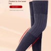 Miếng Đệm Nẹp Đầu Gối SWEETASHAHEARTS Bảo Vệ KneeCap Giữ Ấm Chân Cashmere Len Đen/Xám 7