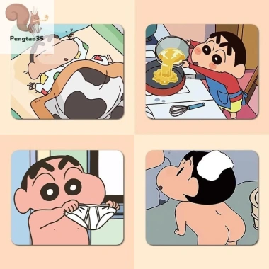 Miếng Lót Chuột Anime Crayon Shin-chan - Bàn Dễ Thương, Chống Trơn Trượt, Dễ Vệ Sinh, Thích COD - 63.910₫