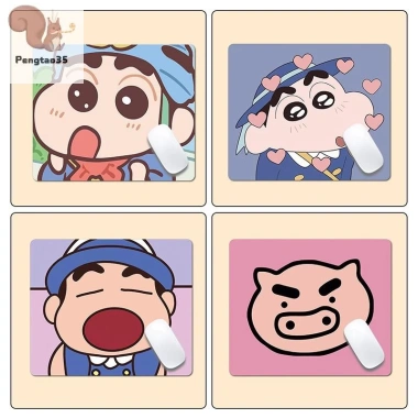 Miếng Lót Chuột Anime Crayon Shin-chan - Bàn Dễ Thương, Chống Trơn Trượt, Dễ Vệ Sinh, Thích COD - 63.910₫