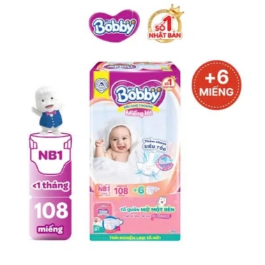 Miếng lót sơ sinh Bobby Newborn 108 miếng - Siêu tiện lợi, giá chỉ 100k - Baby Miki LA 10 Miếng lót sơ sinh Bobby Newborn 108 miếng - Siêu tiện lợi, giá chỉ 100k - Baby Miki LA 10