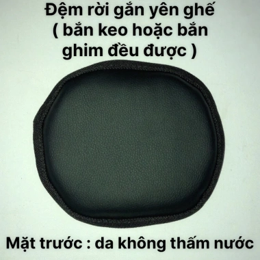Miếng nệm đen gắn xe 3 bánh & ghế xe máy - Không xẹp lún, siêu bền, giá chỉ 21.000đ 2