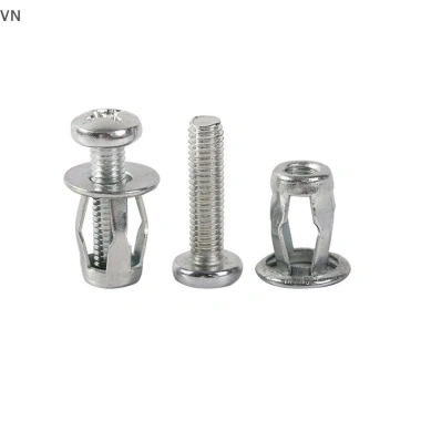 Mingxuan2 10 chiếc M5/M6 Jack Nuts kim loại, vít cánh hoa, hạt vít cho rỗng tường sắt - giá chỉ 51.700đ