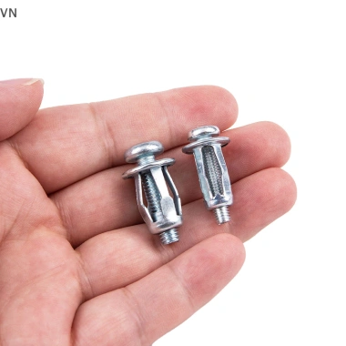 Mingxuan2 10 chiếc M5/M6 Jack Nuts kim loại, vít cánh hoa, hạt vít cho rỗng tường sắt - giá chỉ 51.700đ