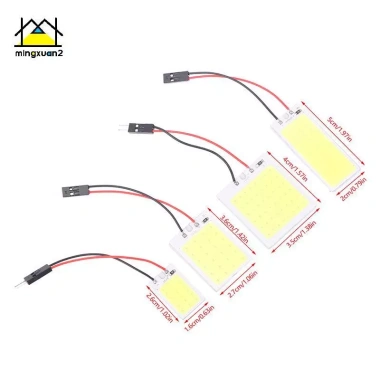 Mingxuan2 1Pc COB 48SMD Đèn LED ô tô nội thất tự động, đọc sách, Trunk Festoon Light - 43.450₫ 9
