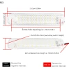 Mingxuan2 36LED 12V-85V Đèn LED vòm ô tô nội thất xe tải, đọc sách ban đêm cho RV Marine 8