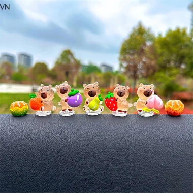 Mingxuan2 5 Cái Capybara Nội Thất Ô Tô Tự Động Bảng Điều Khiển Đồ Trang Trí Xe Hơi giá ưu đãi 51.590