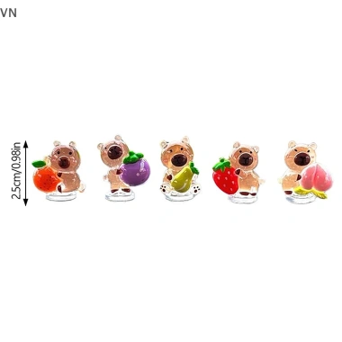 Mingxuan2 5 Cái Capybara Nội Thất Ô Tô Tự Động Bảng Điều Khiển Đồ Trang Trí Xe Hơi giá ưu đãi 51.590