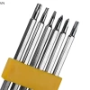 Mingxuan2 7 Chiếc Tua Vít Tamper Bảo Mật, Chống Mũi Khoan, Torx Năm Góc, Tua Vít Phẳng - Dụng Cụ Cầm Tay Chắc Chắn 3