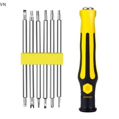 Mingxuan2 7 Chiếc Tua Vít Tamper Bảo Mật, Chống Mũi Khoan, Torx Năm Góc, Tua Vít Phẳng - Dụng Cụ Cầm Tay Chắc Chắn 6