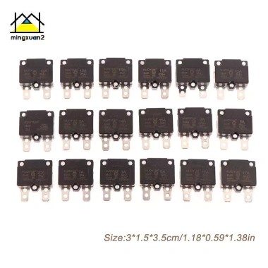 Mingxuan2 88AR Bộ Ngắt Mạch Quá Tải Tự Động Đặt Lại 3A‑25A Công Tắc Bảo Vệ Hiện Tại Mới 3 Mingxuan2 88AR Bộ Ngắt Mạch Quá Tải Tự Động Đặt Lại 3A‑25A Công Tắc Bảo Vệ Hiện Tại Mới 3