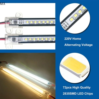Mingxuan2 AC220V Đèn LED Thanh Độ 2.835 30-40cm 72LED Dải Cứng Tiết Kiệm, Giá chỉ 51.700₫ 2