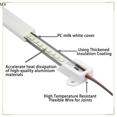 Mingxuan2 AC220V Đèn LED Thanh Độ 2.835 30-40cm 72LED Dải Cứng Tiết Kiệm, Giá chỉ 51.700₫ 5