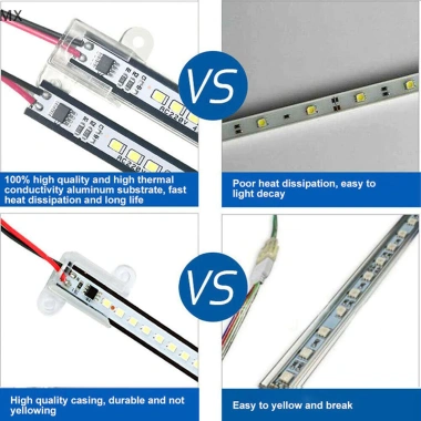 Mingxuan2 AC220V Đèn LED Thanh Độ 2.835 30-40cm 72LED Dải Cứng Tiết Kiệm, Giá chỉ 51.700₫ 7