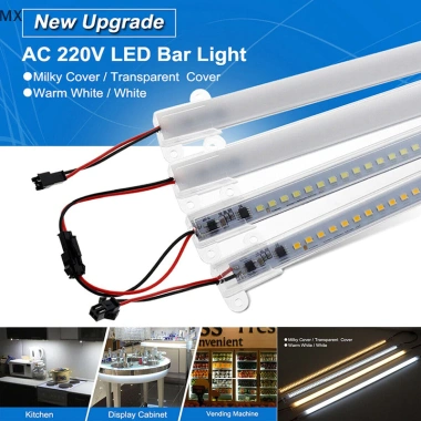 Mingxuan2 AC220V Đèn LED Thanh Độ 2.835 30-40cm 72LED Dải Cứng Tiết Kiệm, Giá chỉ 51.700₫ 9