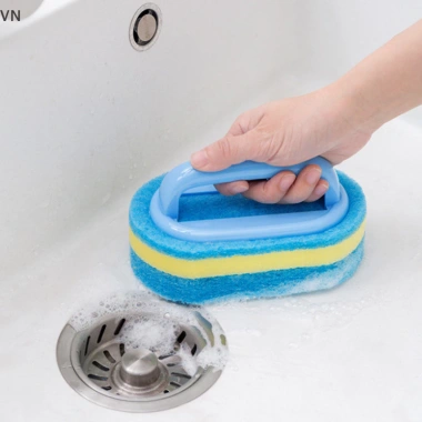 Mingxuan2 Bàn chải & Khăn lau đa năng, làm sạch bếp, gạch, phòng tắm - Giá chỉ 30.600₫