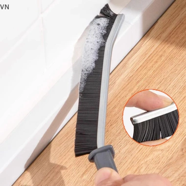 Mingxuan2 Bàn chải nylon tay cầm dài - Làm sạch vữa gạch, phòng tắm, cửa sổ, tầng, loại bỏ bụi, giá 33.156 VND