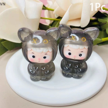 Mingxuan2 Đồ Trang Trí Mini Động Vật Dạ Quang – Micro Phong Cảnh Nhỏ Gọn 7