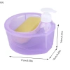 Mingxuan2 Dụng Cụ Giặt Nhà Bếp - Hộp Đựng Xà Phòng Tự Động Loại Báo Chí kèm Bàn Chải & Máy Rửa Chén - Giá 60.500 VND 5