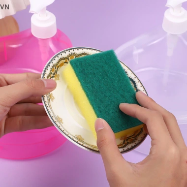 Mingxuan2 Dụng Cụ Giặt Nhà Bếp - Hộp Đựng Xà Phòng Tự Động Loại Báo Chí kèm Bàn Chải & Máy Rửa Chén - Giá 60.500 VND 9