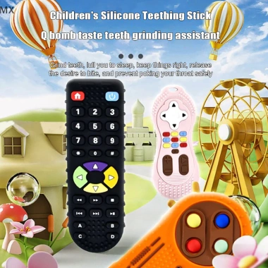 Mingxuan2 Silicone Baby – Miếng Dán TV Giảm Đau Mọc Răng, Đồ Chơi Giáo Dục Trẻ