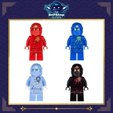 Minifigure Ninjago NRG Kai Jay Cole Zane - Hàng đặt trước, Giá ưu đãi 100.000₫