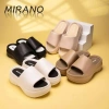Mirano 8262 dép lê độn đế nữ mùa hè mới, phong cách Hàn Quốc thanh lịch, dép sandal thời trang cao cấp 6