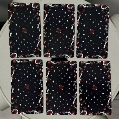 Mirror Tarot Deck 78 lá Rider với viền mạ vàng đỏ, kèm sách hướng dẫn, giảm còn 127.440 VND 6