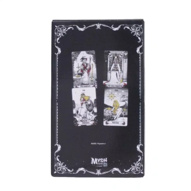 Mirror Tarot Deck 78 lá Rider với viền mạ vàng đỏ, kèm sách hướng dẫn, giảm còn 127.440 VND 8