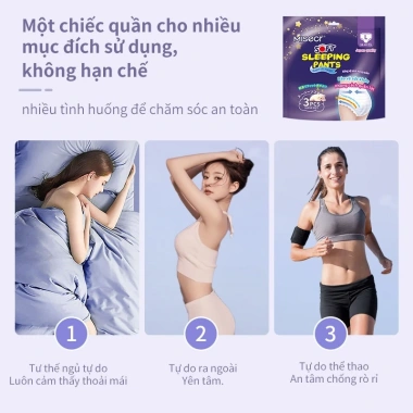 MISECR 1 gói 3 miếng băng vệ sinh siêu mỏng thoáng khí đồ lót - Giá 26.000đ 8 MISECR 1 gói 3 miếng băng vệ sinh siêu mỏng thoáng khí đồ lót - Giá 26.000đ 8