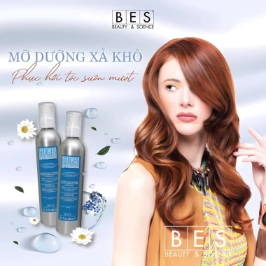 Mỡ Dưỡng Xả Khô BES HERGEN 300ml Chính Hãng Phục Hồi Tóc Hư Tổn, Dưỡng Ẩm, Giữ Nếp Xoăn, Giảm Giá 20% 8