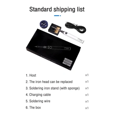 Mỏ hàn điện 5V 8W lõi gốm, điều chỉnh nhiệt độ, sạc USB tiện dụng, cao cấp - Giá chỉ 145.000đ