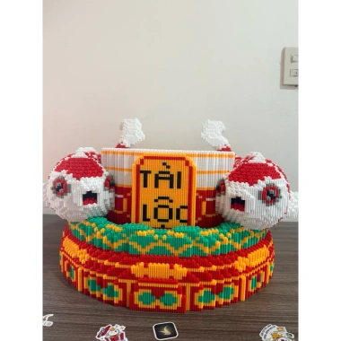 Mô hình lắp ghép ngựa năm mới 48cm – Giá ưu đãi 150.000đ, phù hợp trẻ 6