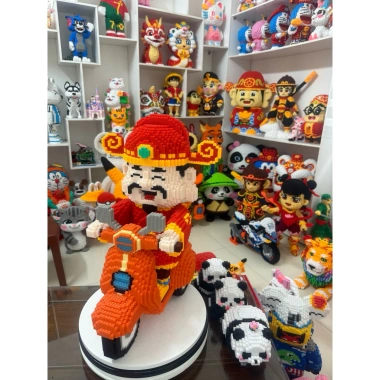 Mô hình lắp ghép ngựa năm mới 48cm – Giá ưu đãi 150.000đ, phù hợp trẻ 9