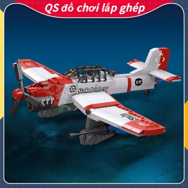 Mô hình quân sự khối xây dựng máy ném bom lắp ghép - Đồ chơi giáo dục, quà sinh nhật 511.619₫