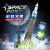 Mô hình Rainbow Rocket Space - Đồ chơi lắp ghép mini giáo dục có đèn, giảm giá 22%