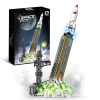 Mô hình Rainbow Rocket Space - Đồ chơi lắp ghép mini giáo dục có đèn, giảm giá 22% 5