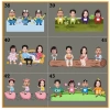 Mô hình standee lắc đầu gia đình 3, 4, 5, 6 người (chạy pin) in hình theo yêu cầu quà tặng bạn bè, người thân_ĐH 3
