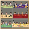 Mô hình standee lắc đầu gia đình 3, 4, 5, 6 người (chạy pin) in hình theo yêu cầu quà tặng bạn bè, người thân_ĐH 4