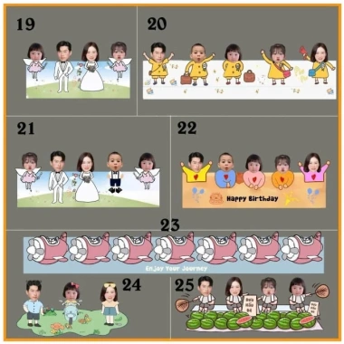 Mô hình standee lắc đầu gia đình 3, 4, 5, 6 người (chạy pin) in hình theo yêu cầu quà tặng bạn bè, người thân_ĐH 6 Mô hình standee lắc đầu gia đình 3, 4, 5, 6 người (chạy pin) in hình theo yêu cầu quà tặng bạn bè, người thân_ĐH 6